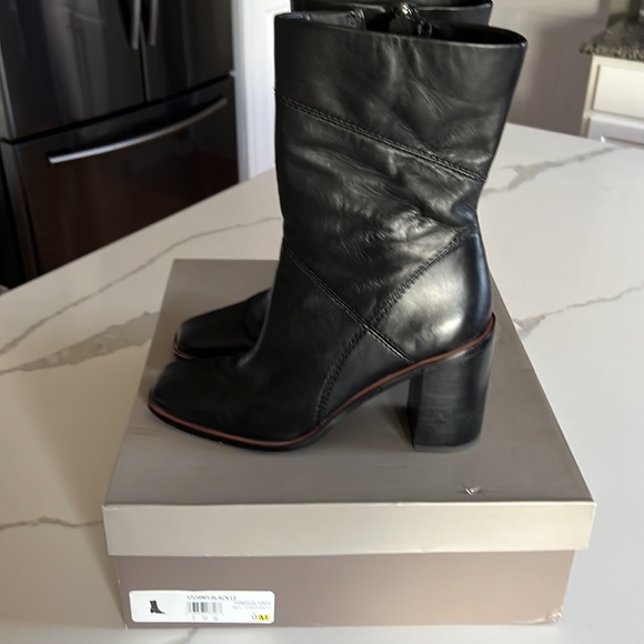 Franco Sarto Mid shaft block heel boot - Picture 7 of 9